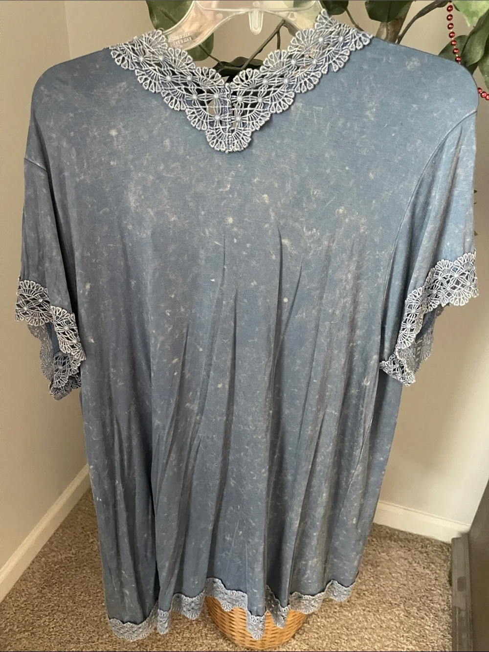easel Tie-Dye Open Coverup